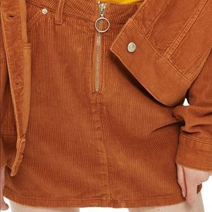 Top shop Cord Miniskirt